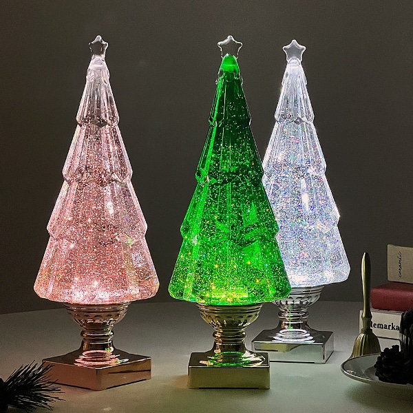 LED 크리스마스 스노우 트리 대형 워터볼 (건전지 증정)
