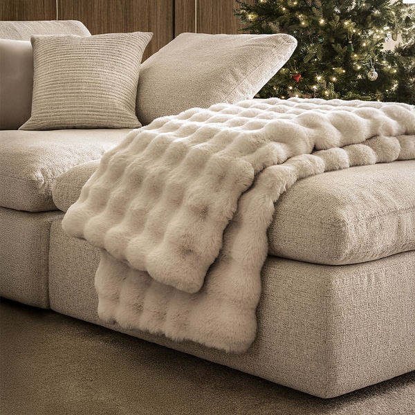 발렌 퍼 블랭킷 150*200_아이보리