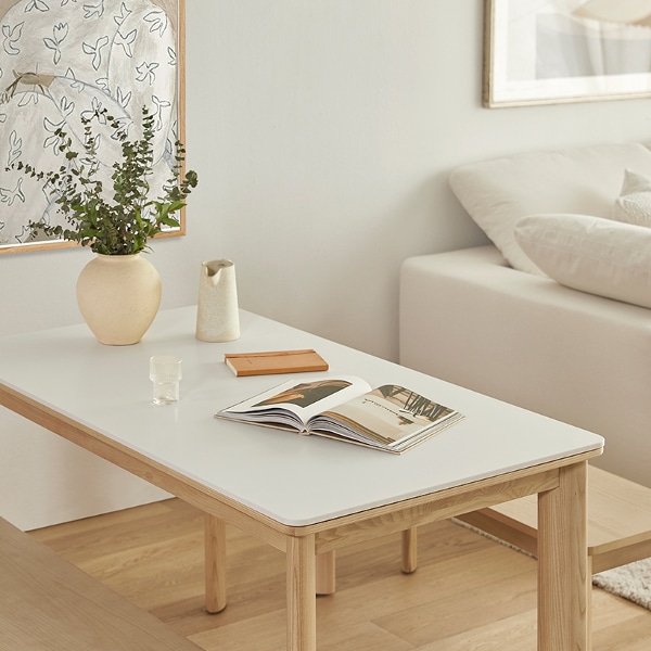 포멜로 세라믹 4인식탁 140cm_내추럴 (옵션 택1)