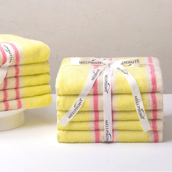 뱀부타올 200g 티킹 핑크옐로우 5장 묶음 16종 타올 빠른 흡수 수건