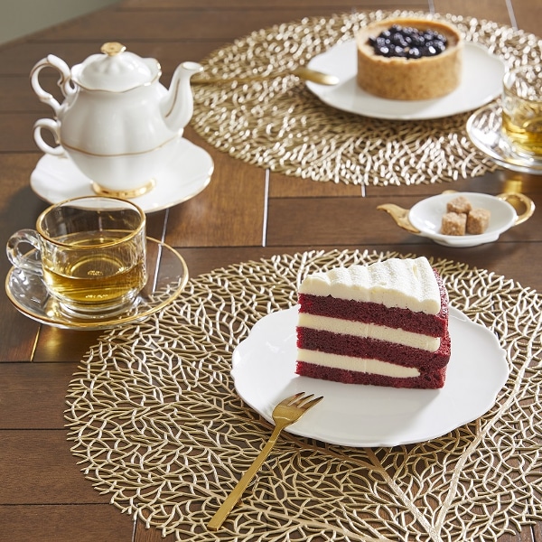 [기프트 특가] 트위그 원형매트 2P_골드