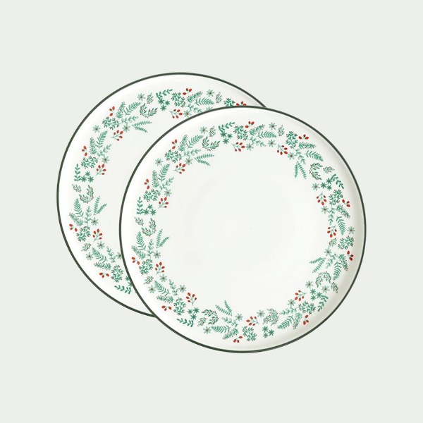 [무료배송 특가] 애슐리가든 플레이트 크리스마스 접시 2P 세트