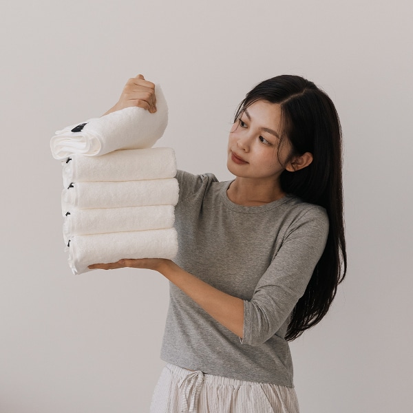 호텔수건 화이트 5P