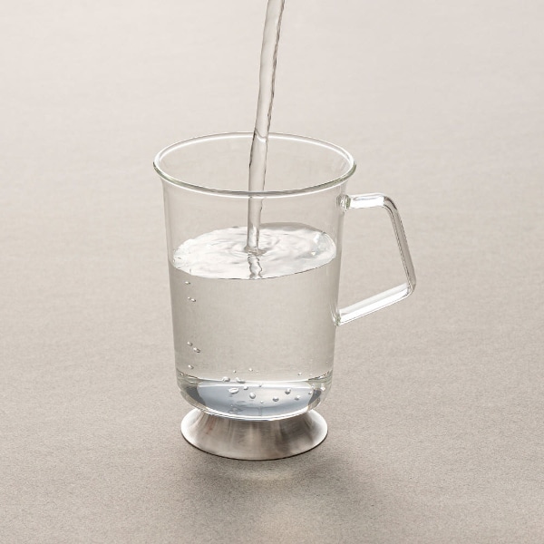 실버 핸들 내열글라스 400ML