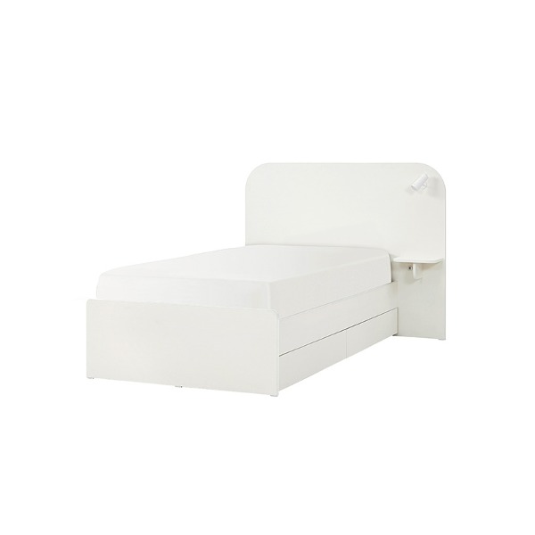 뉴아빌 조명침대 수납형 SS_화이트 (옵션 택1)