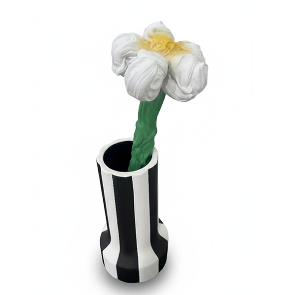 강민기 / sculpainting ' Flower' (꽃+화병 포함가)