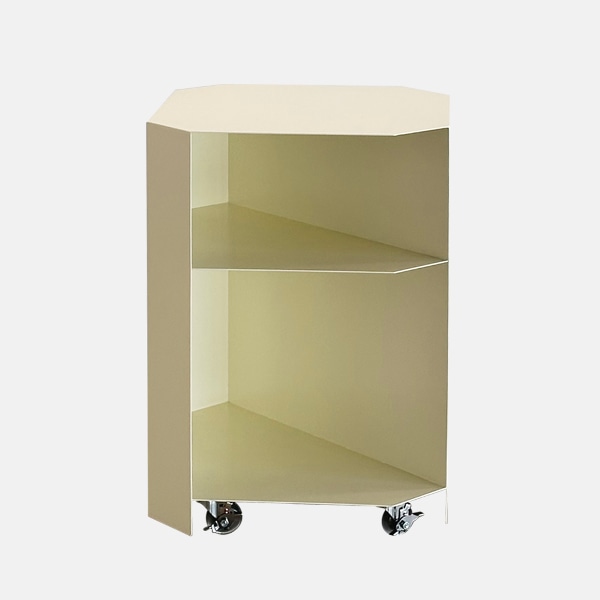 OCTO trolley & side table / butter 옥토 트롤리 사이드 테이블