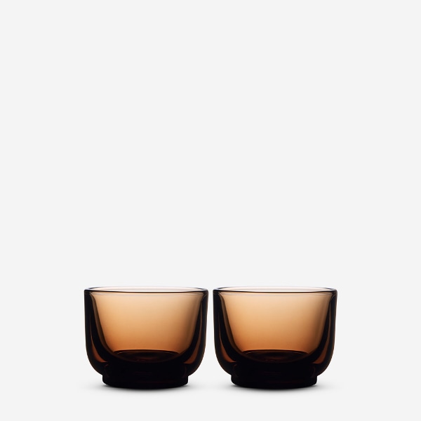 펠로우 퍼치 코르타도 글라스 2개 세트 4.5oz - 앰버