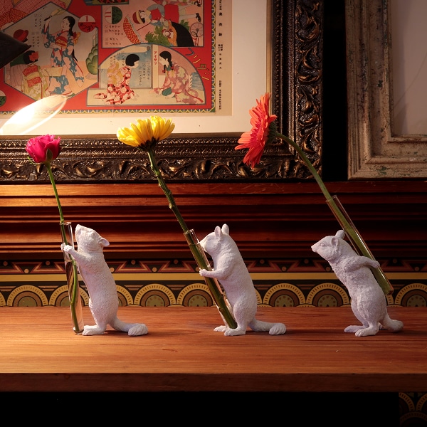 다람쥐 화병 시리즈 세트 / Chipmunk X VASE Series (3 set)