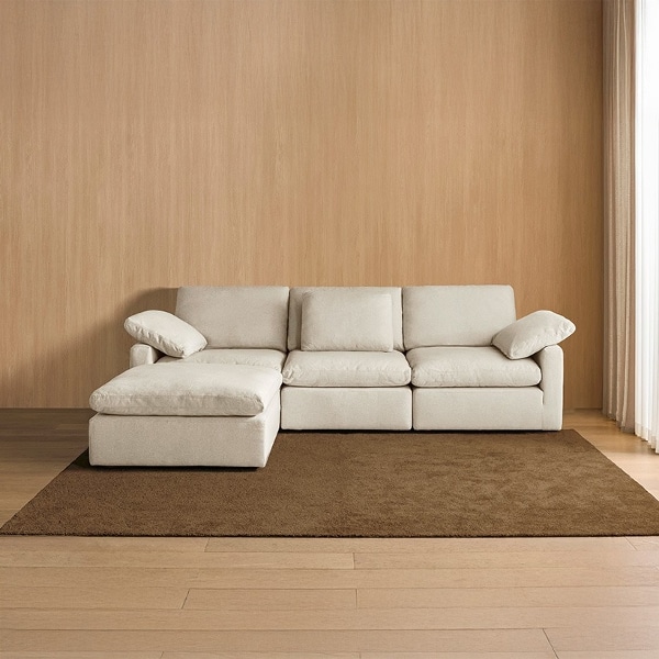 [브랜드위크] 캄포구스30 슬림 4인소파 카우치형_아이보리