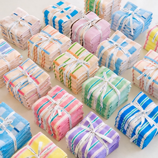 뱀부타올 200g 5장 묶음 /16종 빠른 흡수 고품질 죽사 뱀부얀 수건