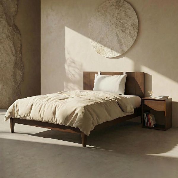 리얼트리 호텔 원목 침대 프레임 퀸 Q