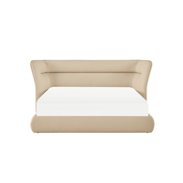 아우로라 가죽침대 LK_베이지 (매트제외)