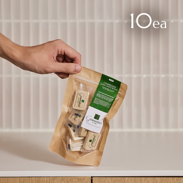 게런티드 빨아쓰는 대나무 압축타월 10개입