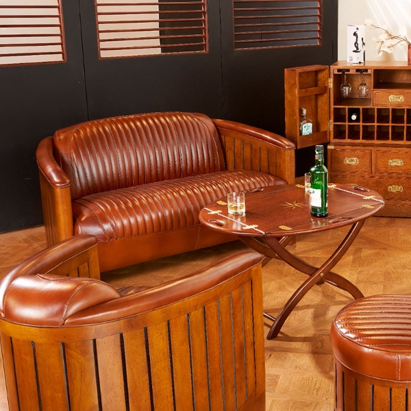 꼬냑 2인 소파 (4 color)