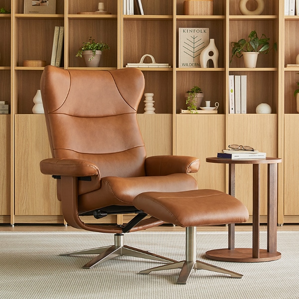 NEW 옴므 1인 리클라이너_브라운