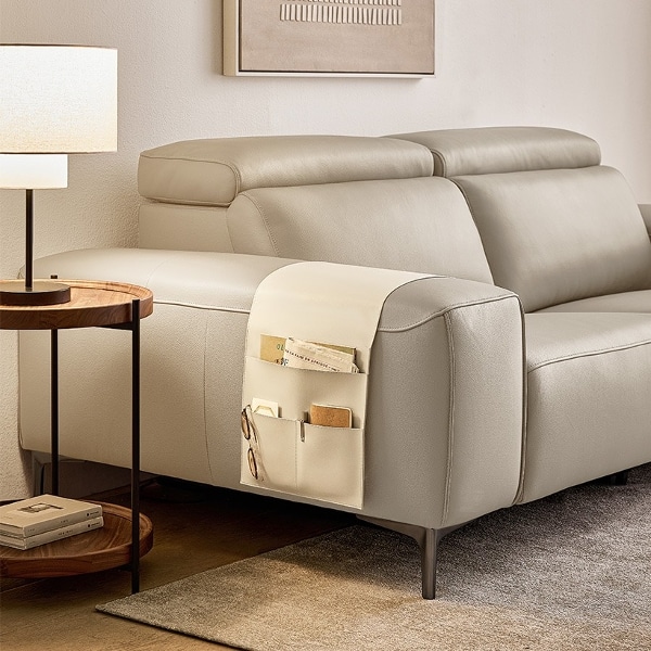 포쉬 솔리드 소파사이드포켓_아이보리