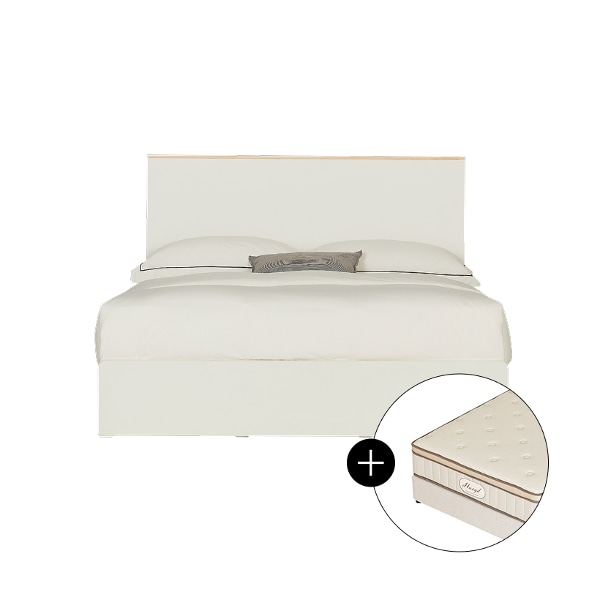 [by CASAMIA] 휴이드 모헨 편백 수납 침대 Q+펠리체 매트리스 유로탑