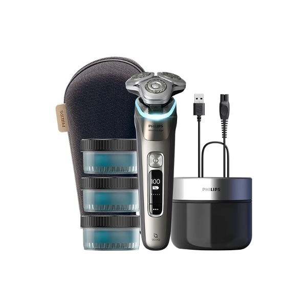 [쿠폰적용가 349,000원] i9000 시리즈 프레스티지 전기면도기 골드 오이스터 XP9203/71