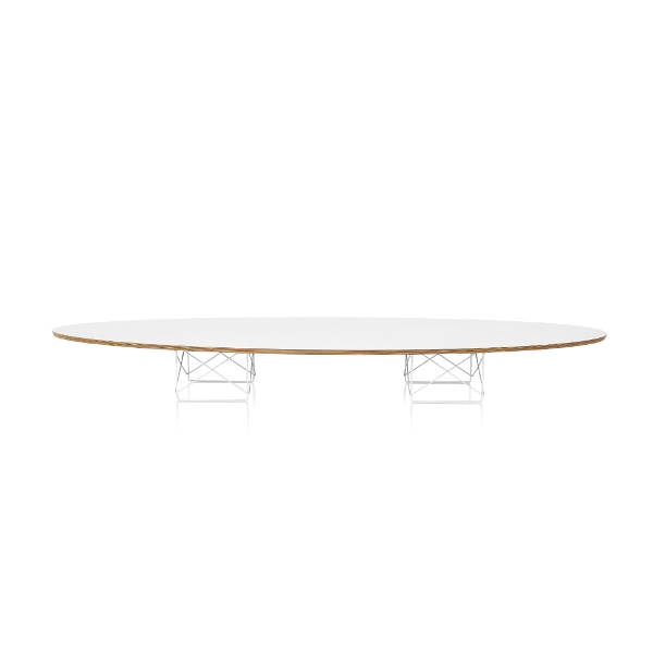 Eames Wire Base Elliptical Table (White)