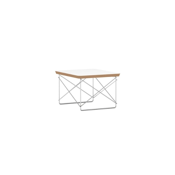 Eames Wire Base Low Table (White/Chrome)