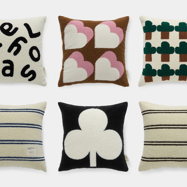 몽글몽글 테리 쿠션커버 45x45 6종