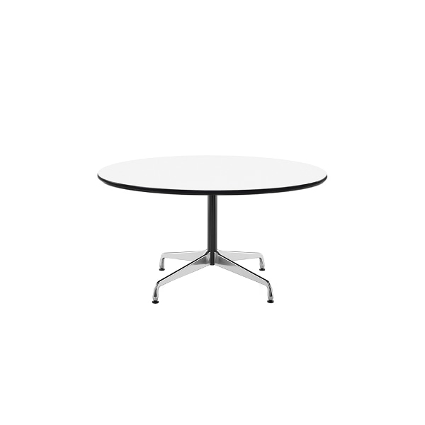Eames Conference Table Black Edge Round (121)