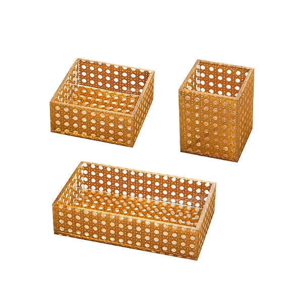 카프리 라탄 수납용품세트 3P