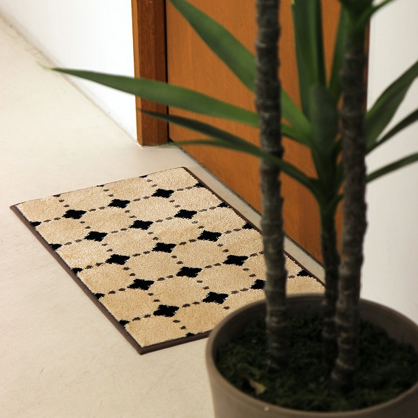 클로버 도트 발매트 2color