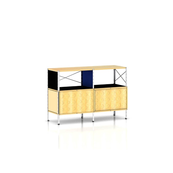 Eames Storage Unit 2x2 Door (Multi / Zinc)