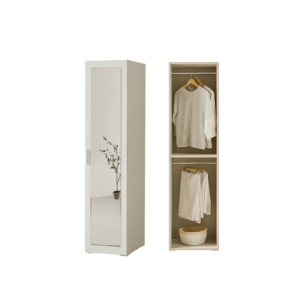 [by CASAMIA] 일상고백 클라로 거울옷장 40cm