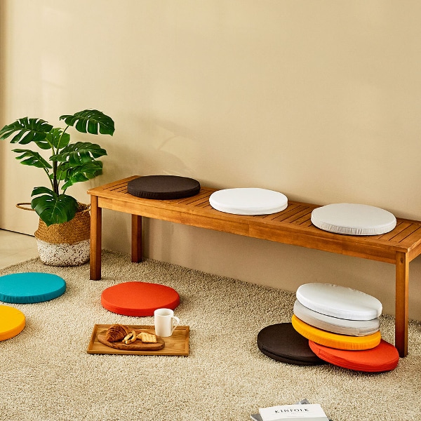 메모리폼 원형방석 6color 택