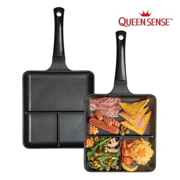 블랙 사각 3절 나눔팬 29cm