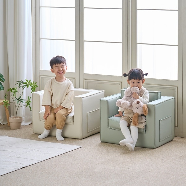 [한정특가] [by CASAMIA] 바이노만 유아 키즈 소파 (컬러 택1)