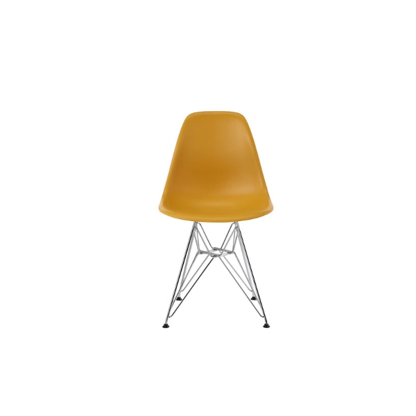 Eames Molded Plastic Side Chair (Deep Yellow)