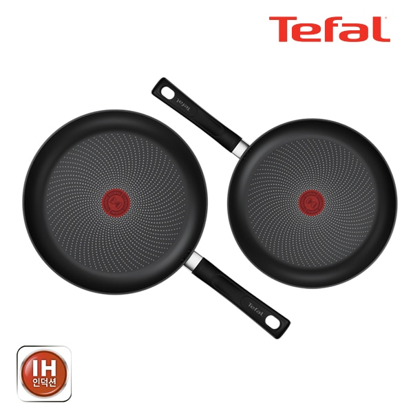 인덕션 티타늄 델리시오 2종세트 (프라이팬 22cm + 24cm)