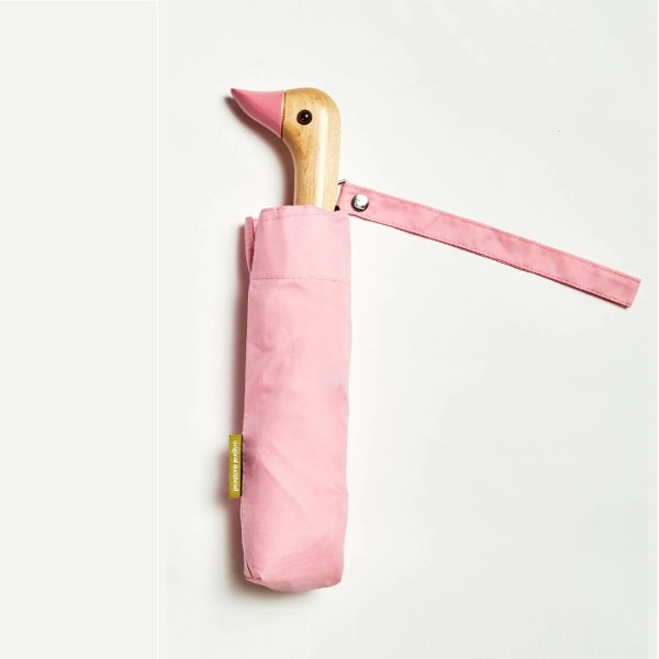 오리지널 덕헤드 Pink 컬러 강철 3단 우산