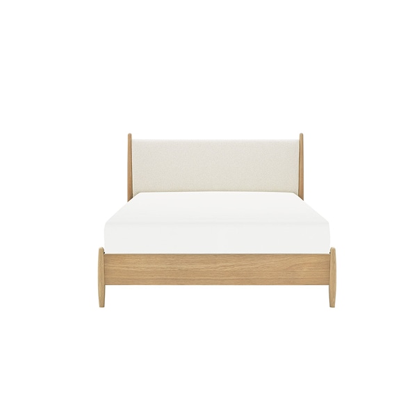 브루노 부클 패브릭침대 Q (매트제외)