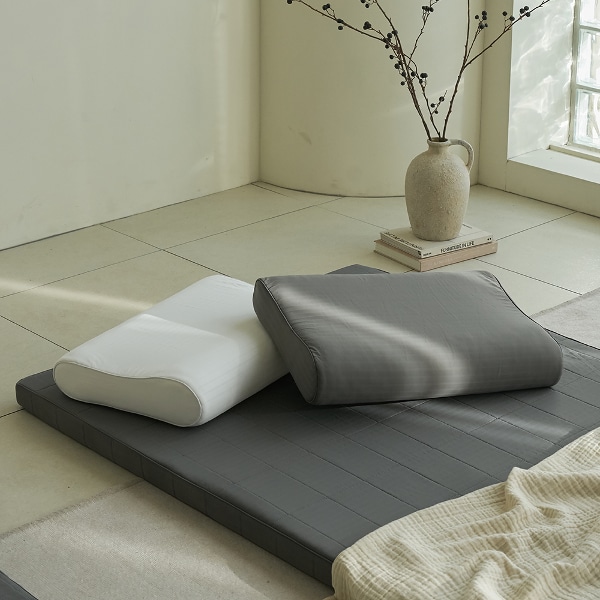 에어로레이어 목편한 경추 숙면 베개