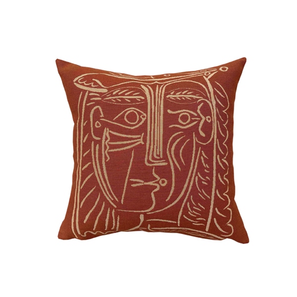 파블로 피카소 | 모자를 쓴 여인의 머리 (1962) _ 쿠션