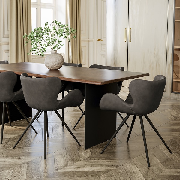 레그노 식탁 4인세트 160cm_뉴가이아 체어 4EA (컬러 택1)