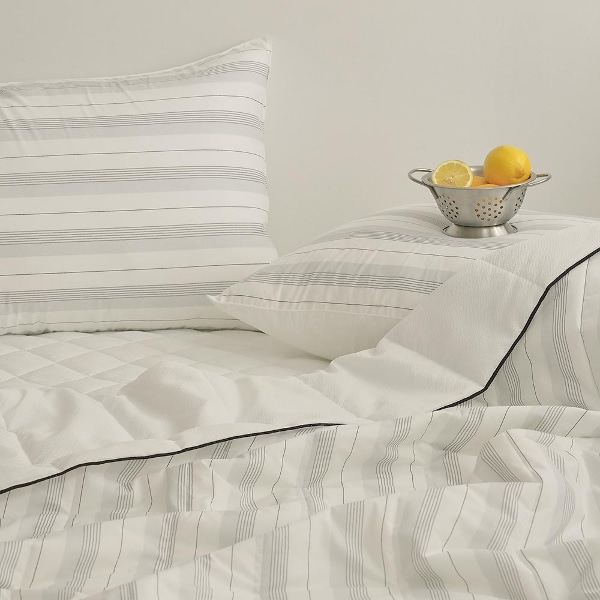 베케이션 면아사 스노우 시어서커 리플 베개커버 50x70 1+1 6color