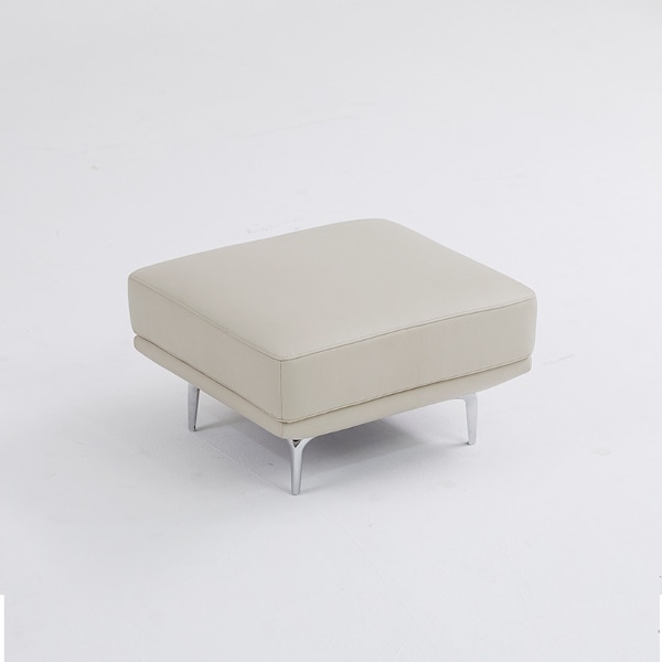 [by CASAMIA] 벨로씨 럭스 천연면피 가죽 소파 스툴 (컬러 택1)