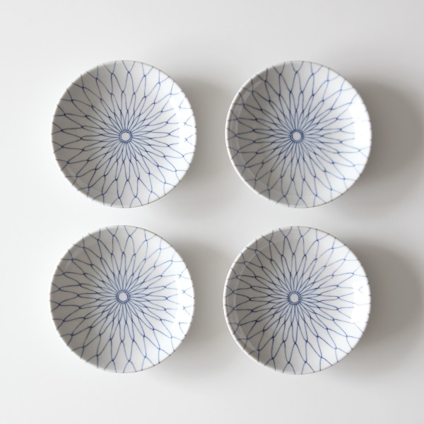 블룸 앞접시 4P세트 14cm MADE IN JAPAN