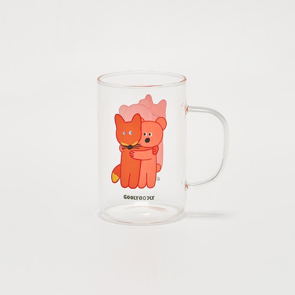 [by CASAMIA] 굴리굴리 Best Friends 내열유리컵 355ml