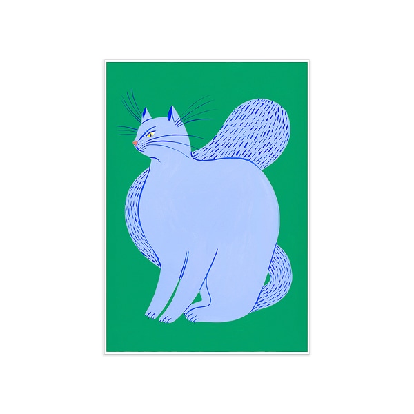 액자 Blue cat / 아가트 싱어(Agathe Singer)