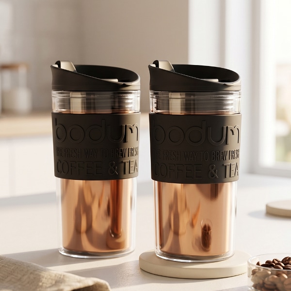 [10% 쿠폰] 보덤 트래블머그 350ML 1+1(블랙)
