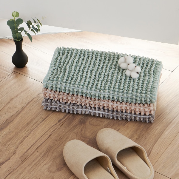 [1+1] 에디션 엠보싱 욕실 발매트 40x60cm